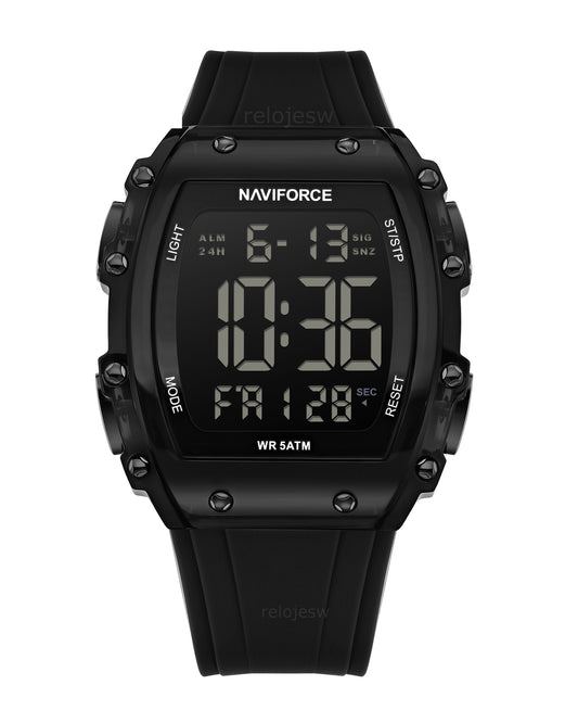 Reloj Naviforce Hombre Original Negro NF6107-NENE