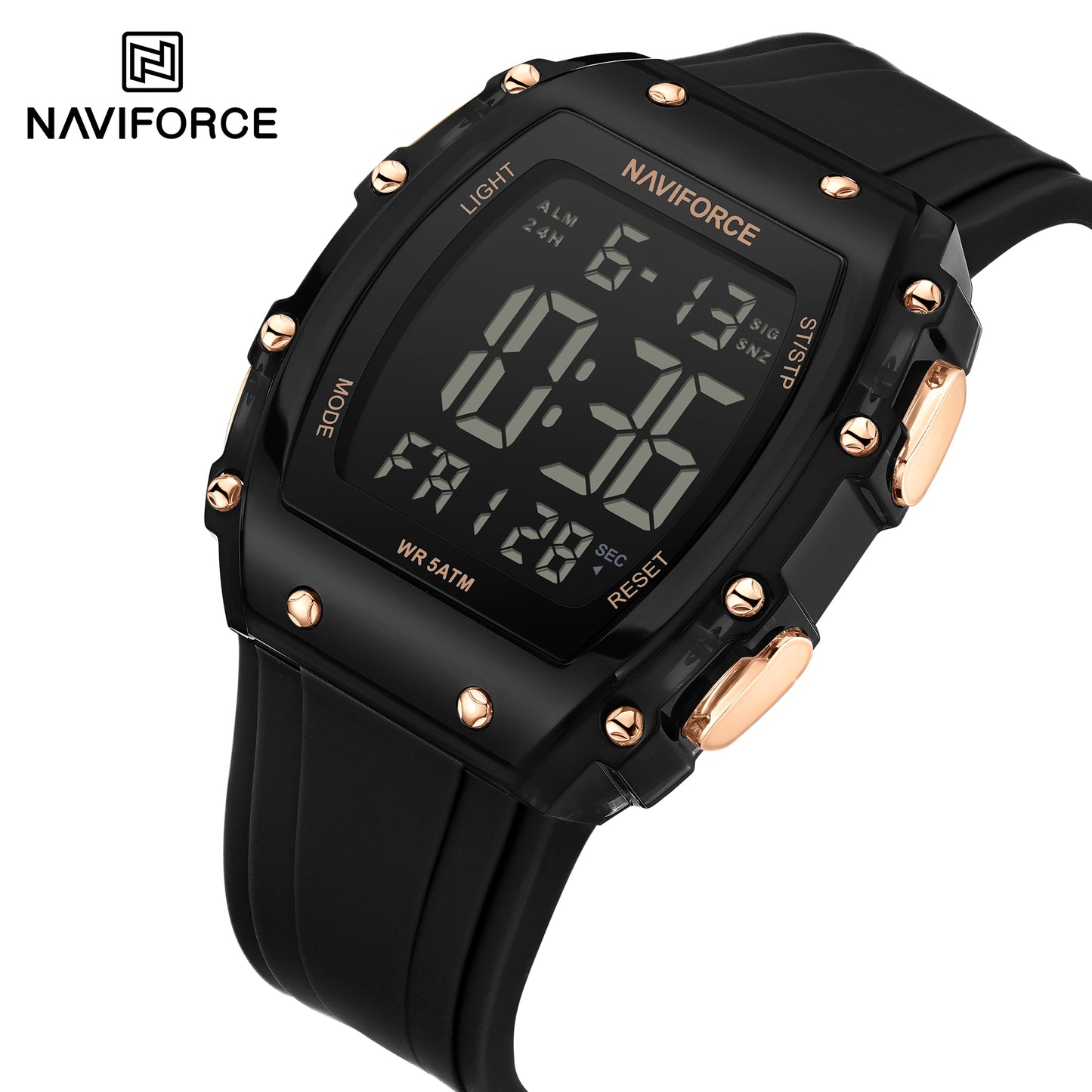 Reloj Naviforce Hombre Negro NF6107-NEOR