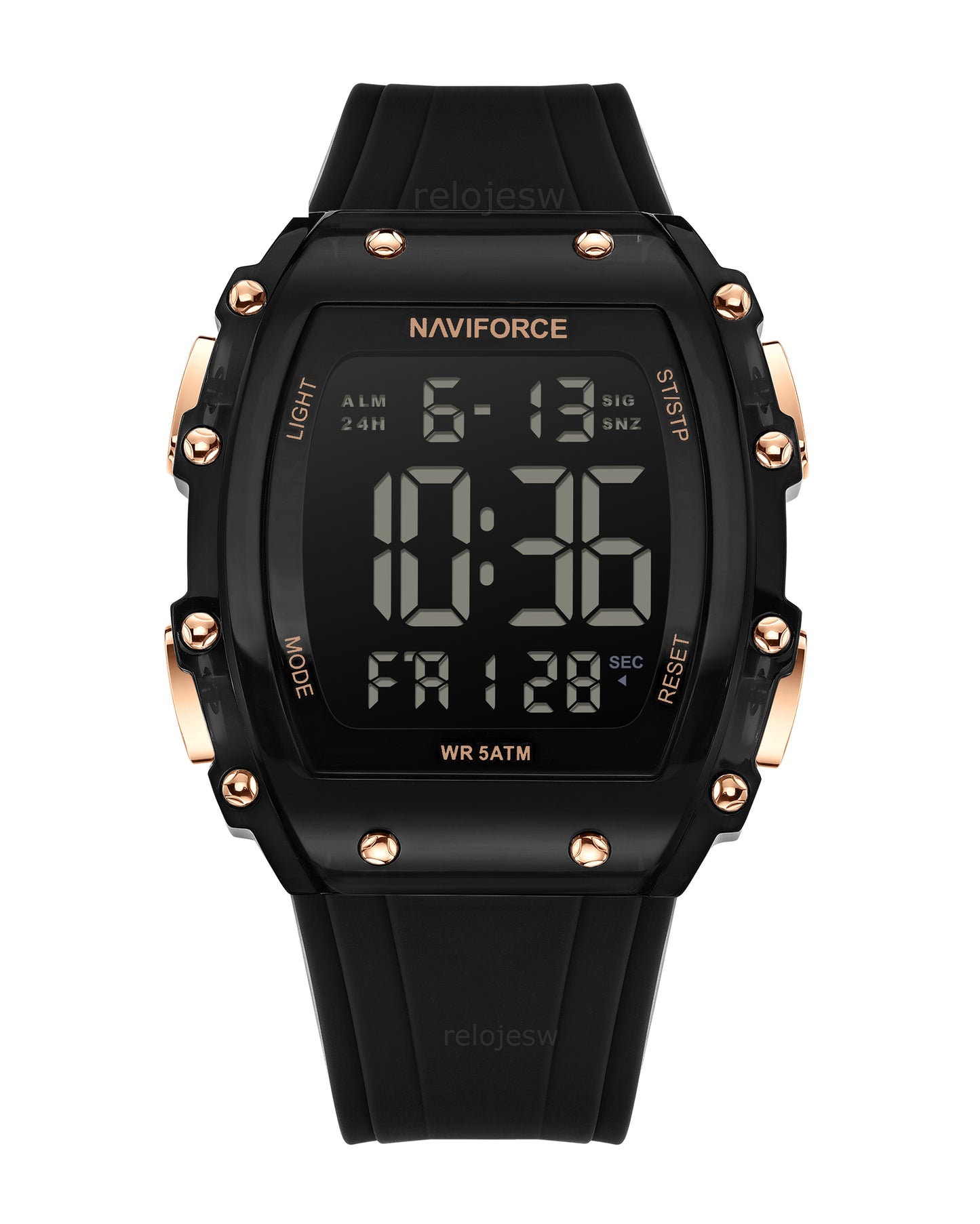 Reloj Naviforce Hombre Negro NF6107-NEOR