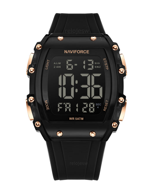 Reloj Naviforce Hombre Negro NF6107-NEOR