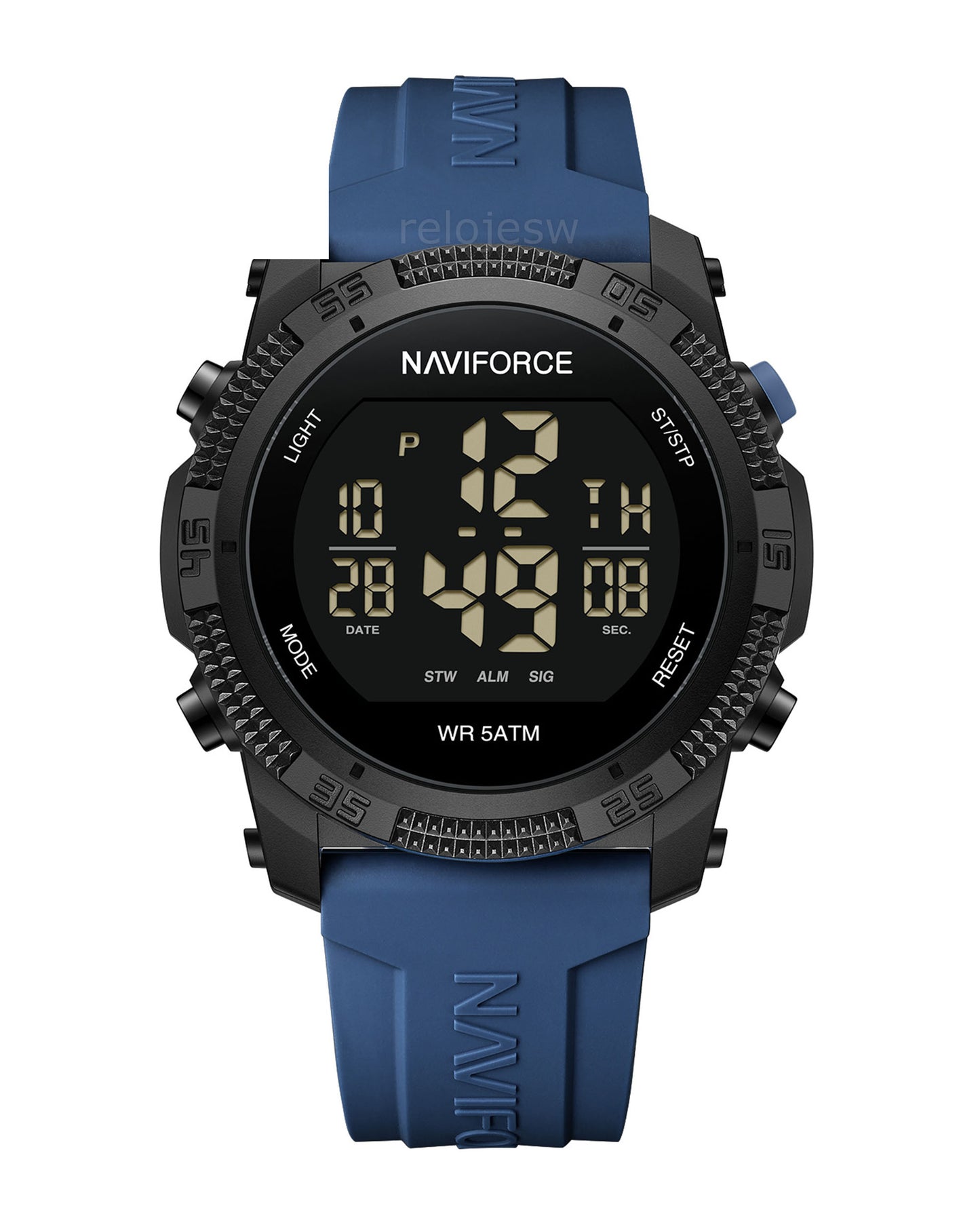 Reloj Naviforce Hombre Azul Negro NF7104-AZ