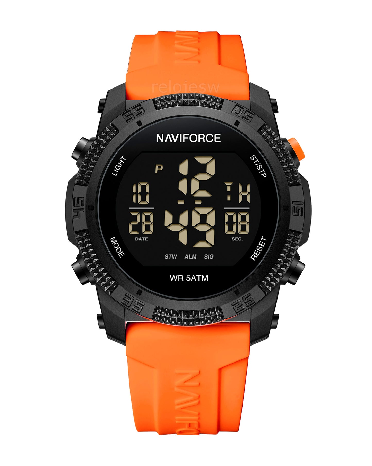 Reloj Naviforce Hombre Naranja Negro NF7104-NA