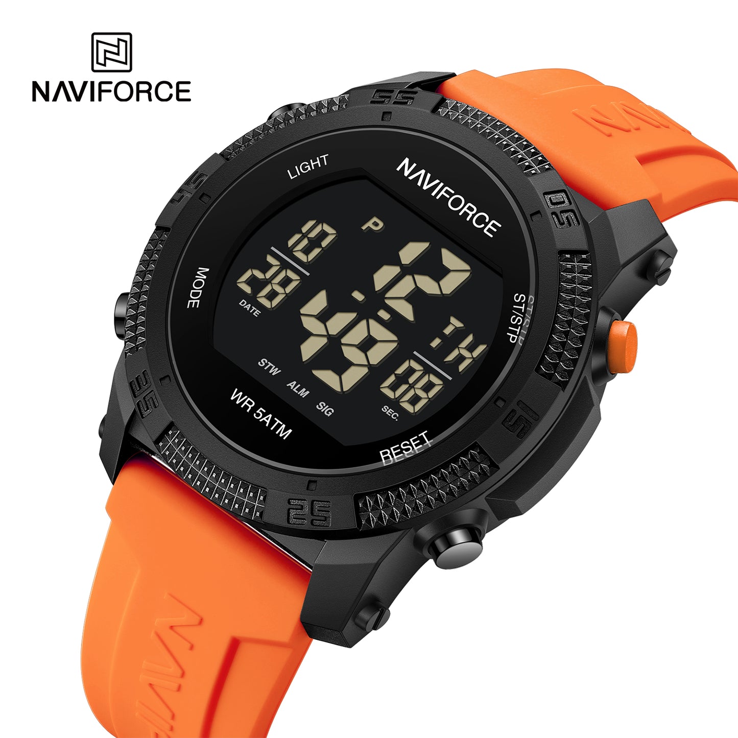 Reloj Naviforce Hombre Naranja Negro NF7104-NA