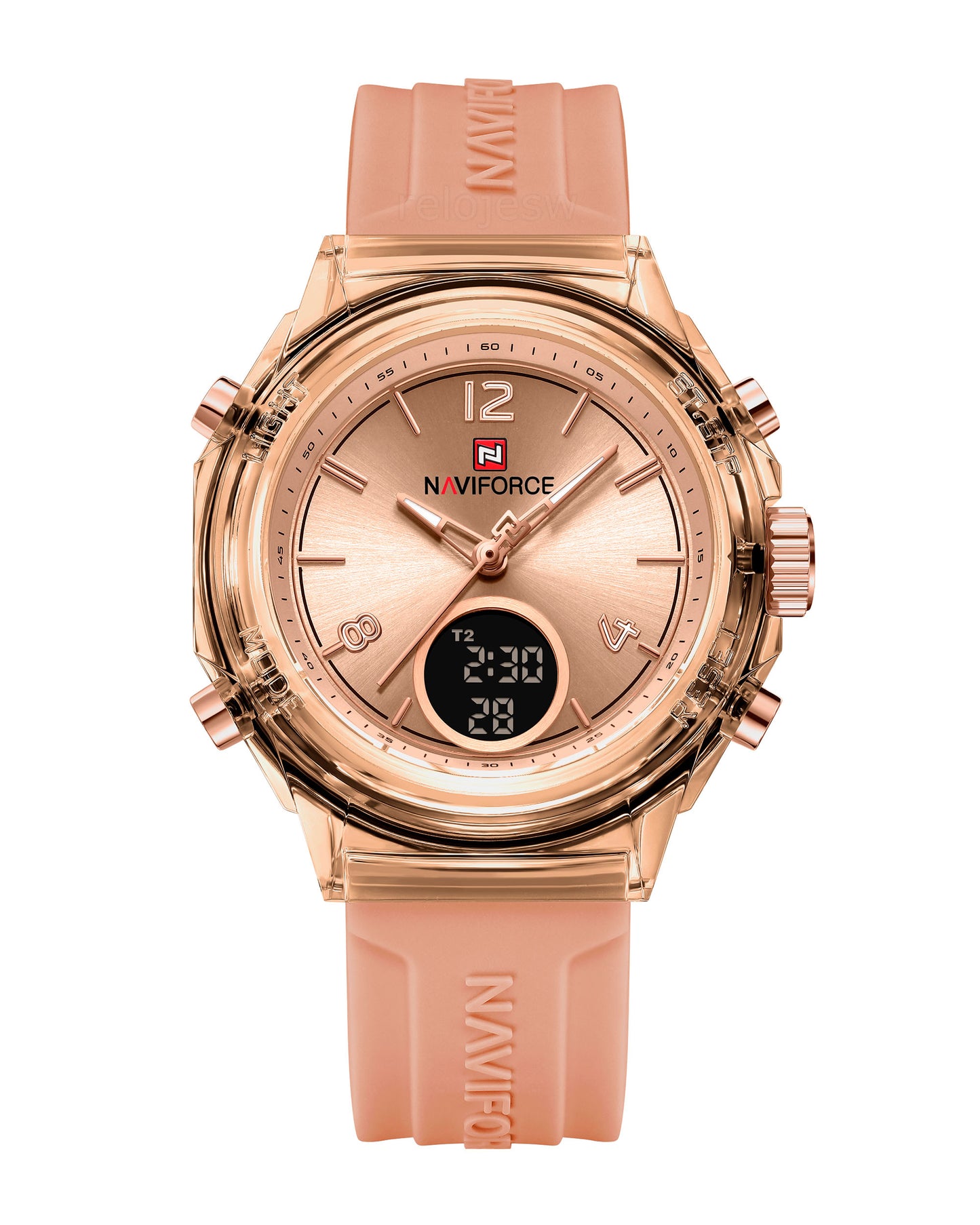 Reloj Naviforce Mujer Oro Rosa NF7109-OR