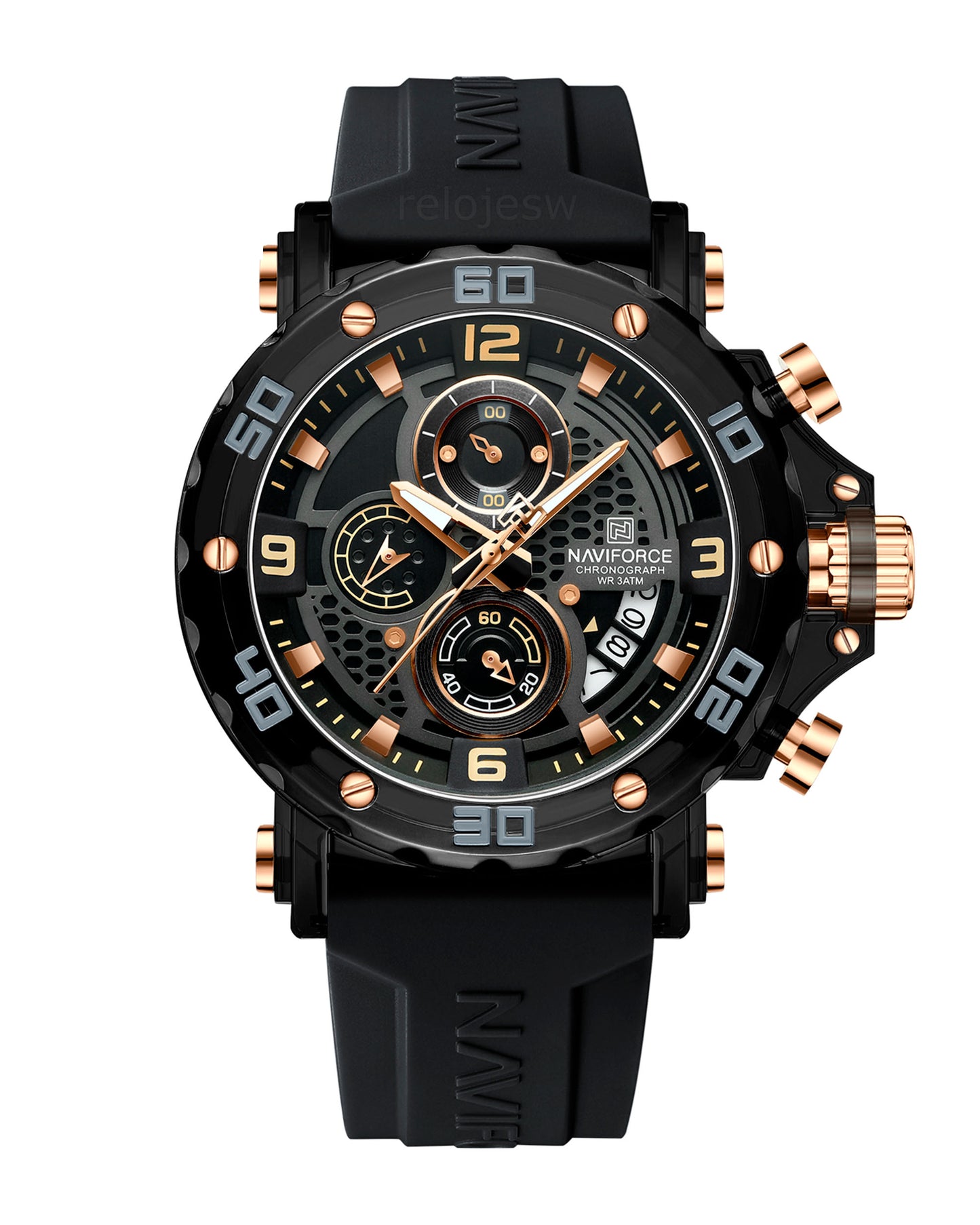 Reloj Naviforce Hombre Negro NF7123-NEOR
