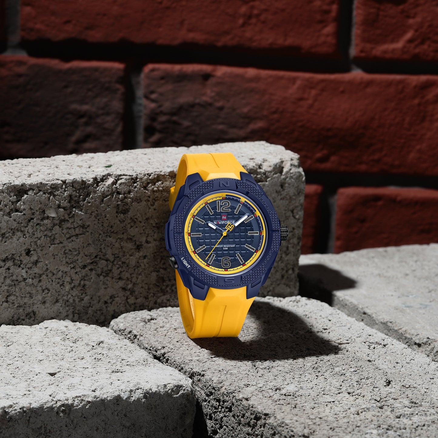 Reloj Naviforce Hombre Amarillo NF7126-AMAZ