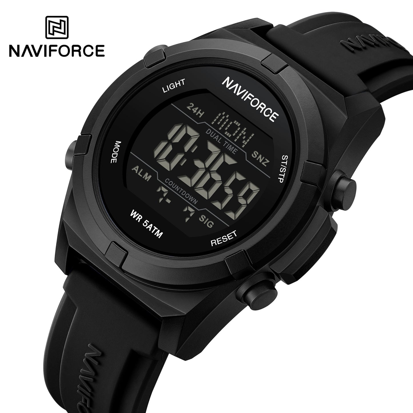 Reloj Naviforce Hombre Original Negro NF7127-NE