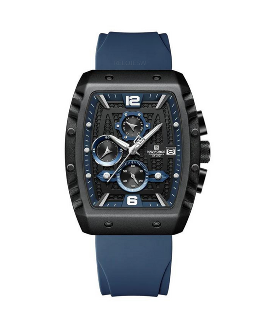 Reloj Naviforce Hombre Azul Negro NF8025-2