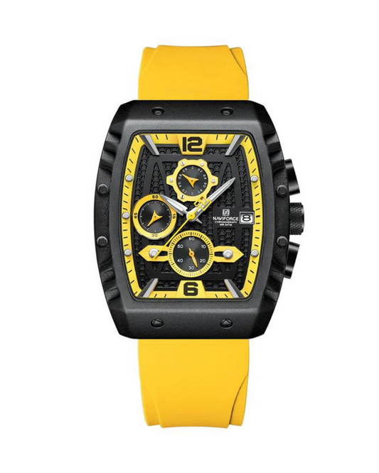 Reloj Naviforce Hombre Amarillo Negro NF8025-3
