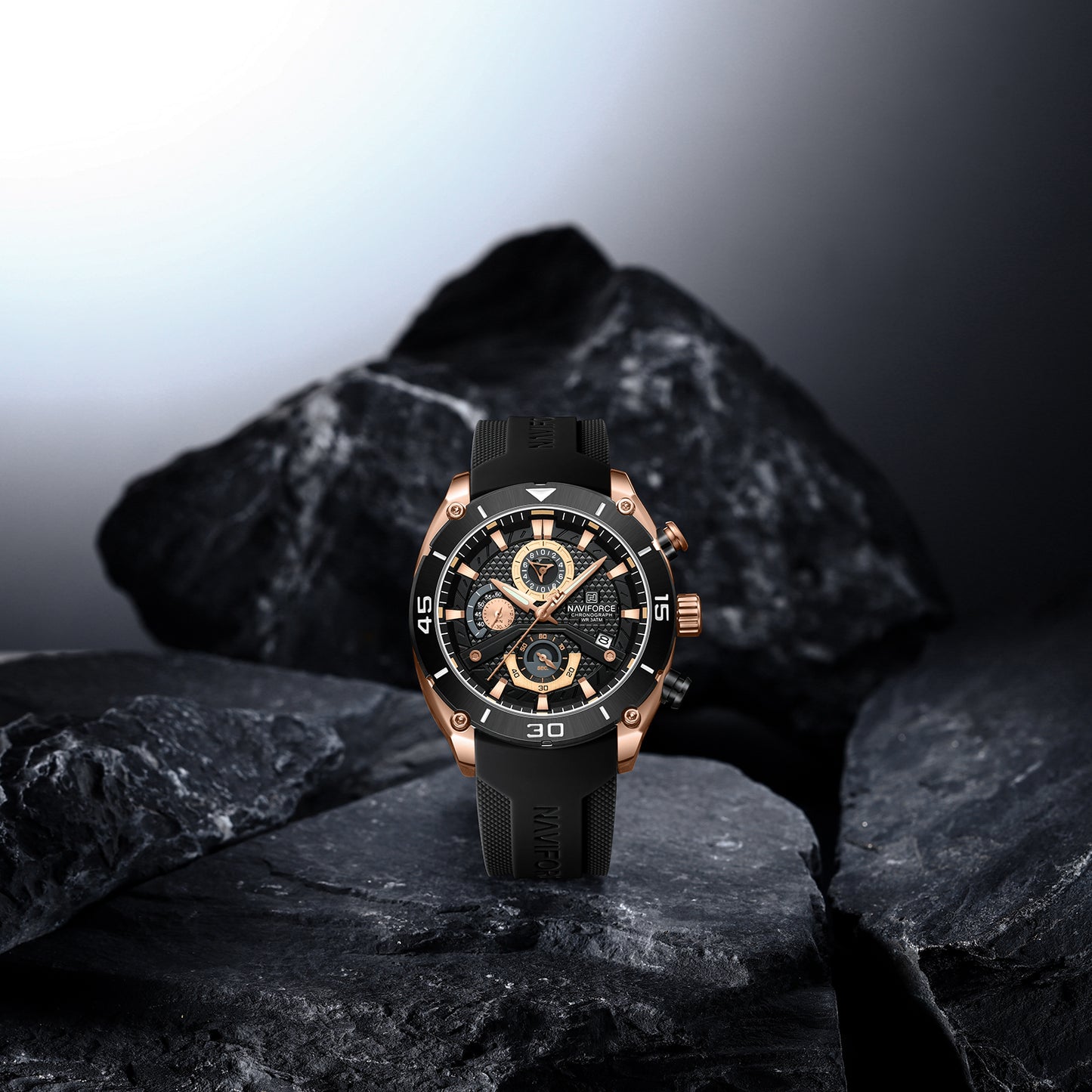 Reloj Naviforce Hombre Negro NF8038-NEOR