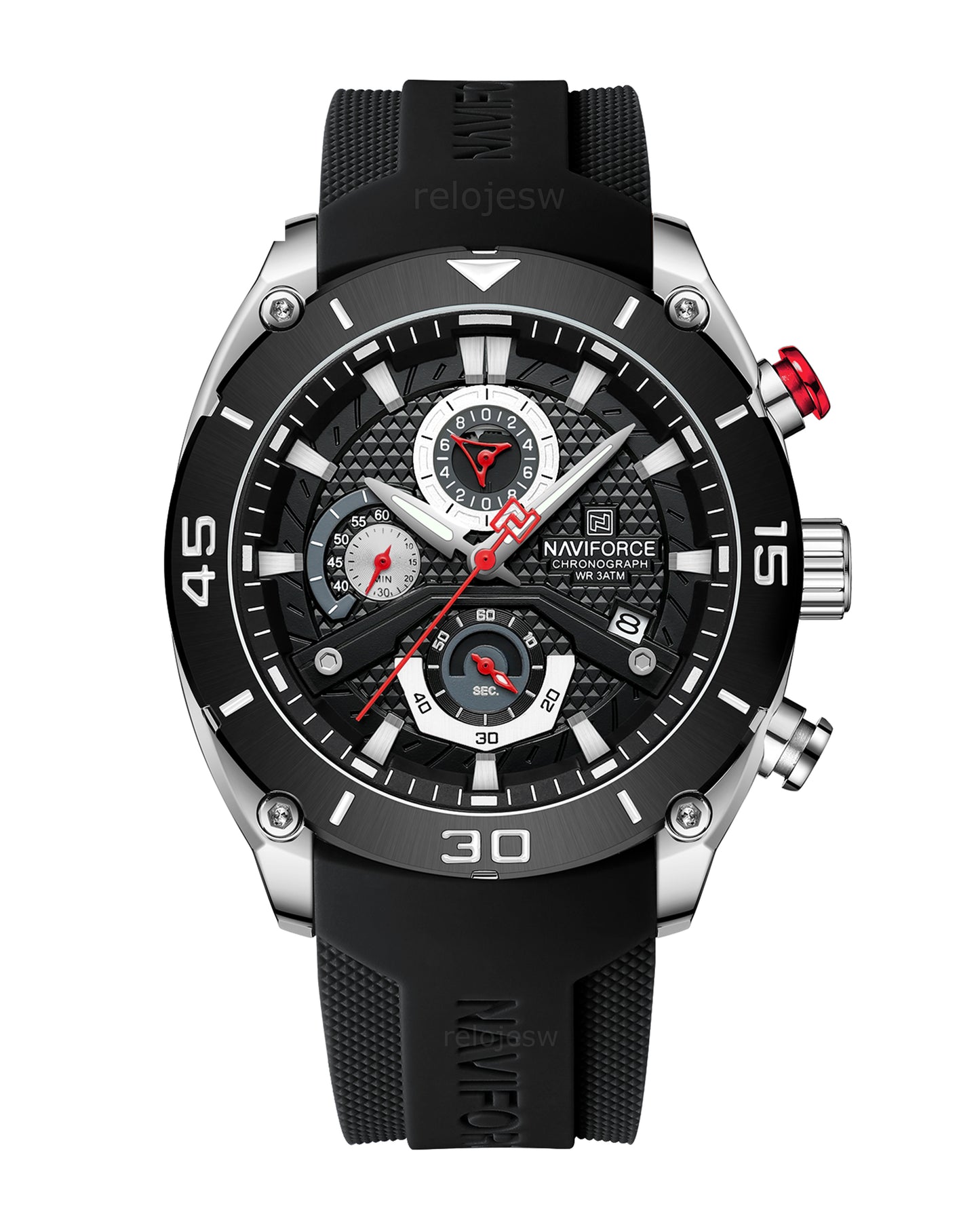 Reloj Naviforce Hombre Negro NF8038-NEPL