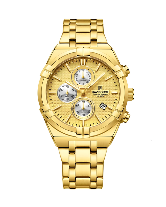 Reloj Naviforce Hombre Dorado NF8042-3