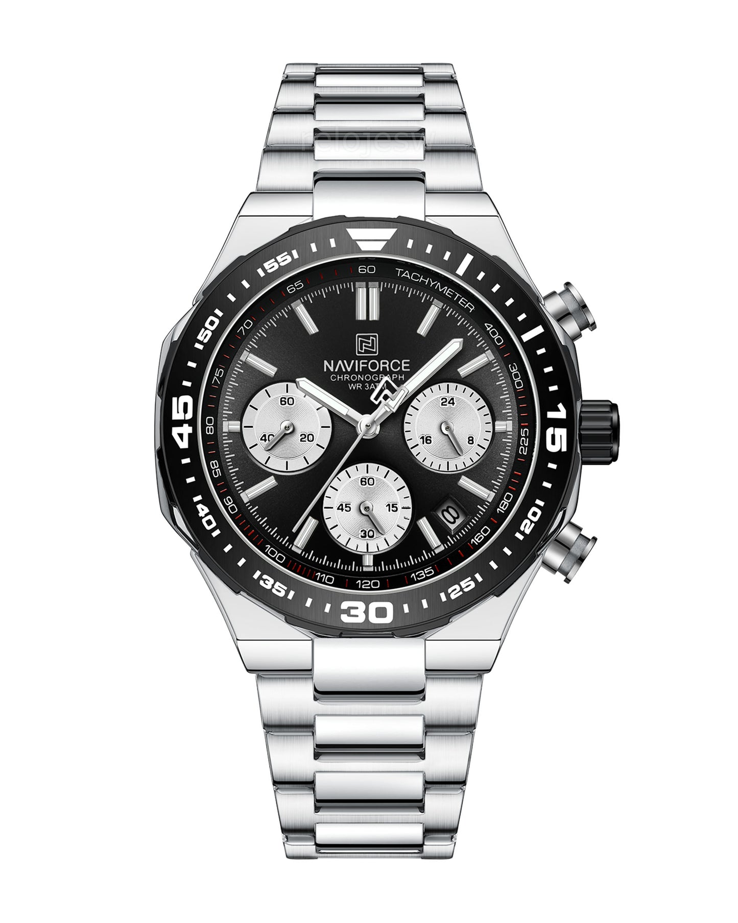 Reloj Naviforce Hombre Plateado NF8049-PLNE