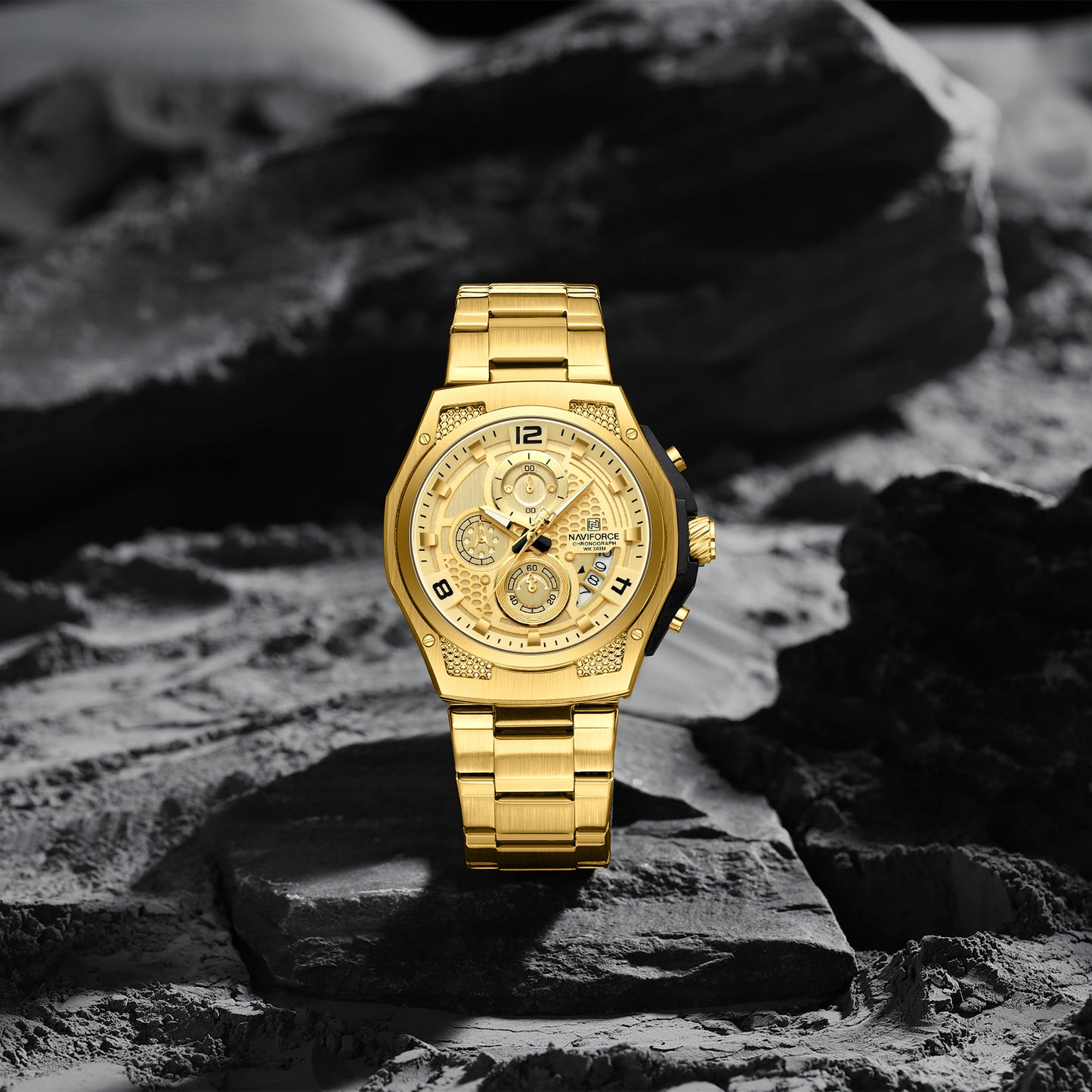 Reloj Naviforce Hombre Dorado NF8051S-DO