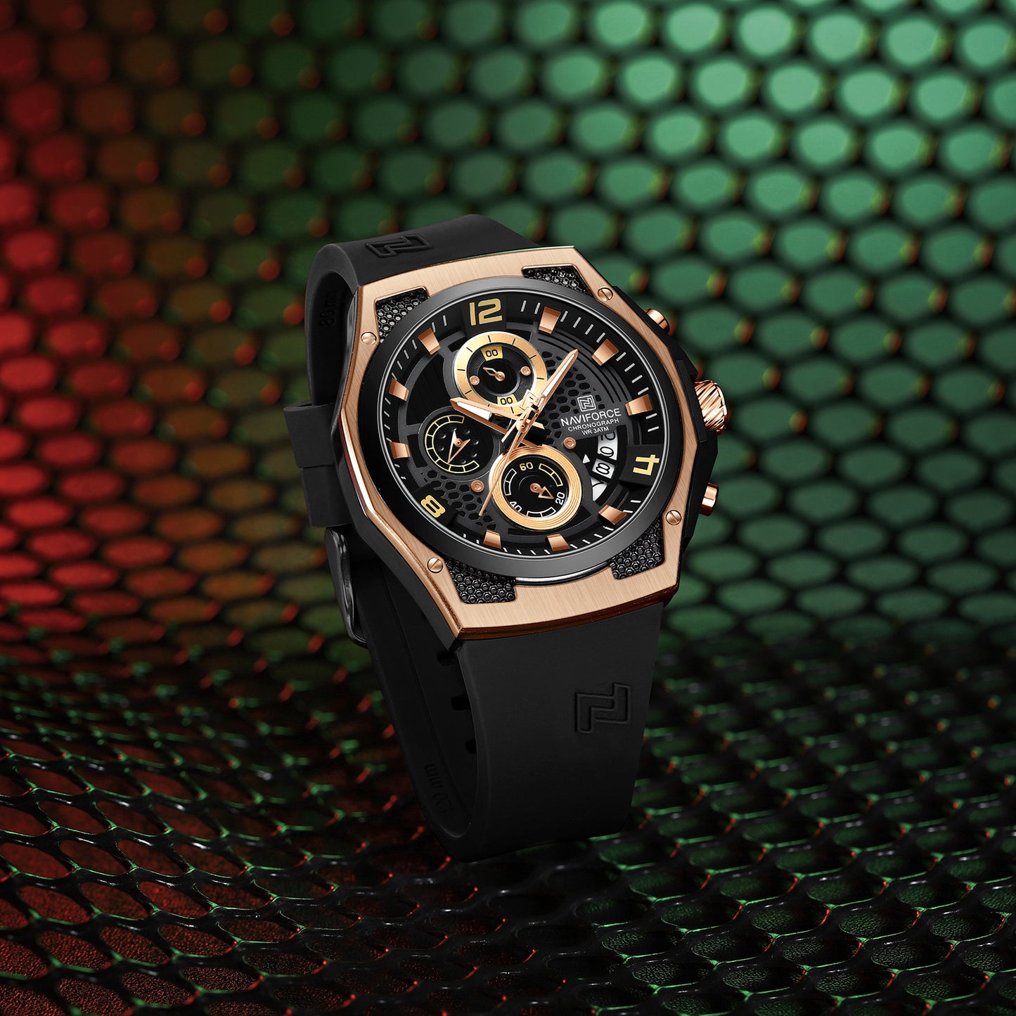 Reloj Naviforce Hombre Original Negro NF8051T-NEOR