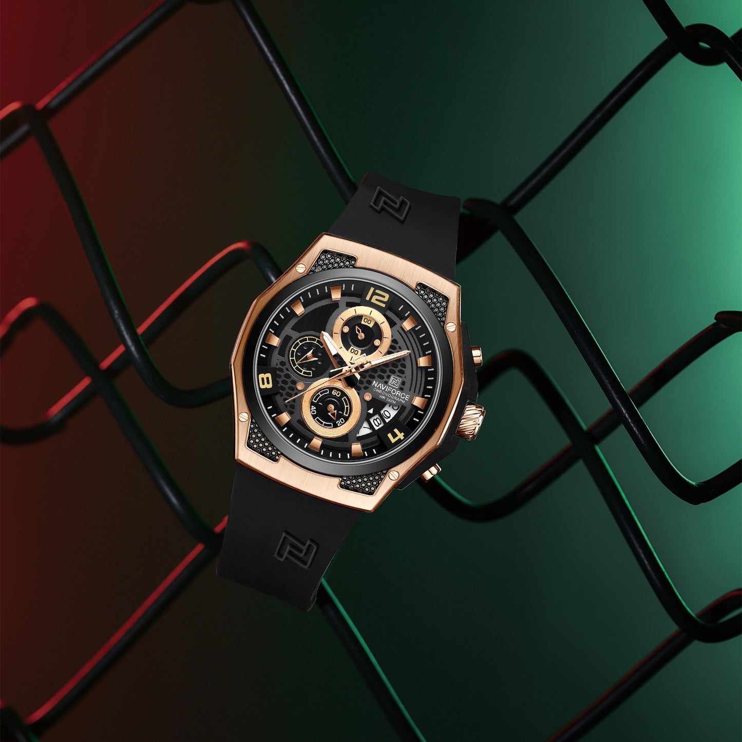 Reloj Naviforce Hombre Original Negro NF8051T-NEOR