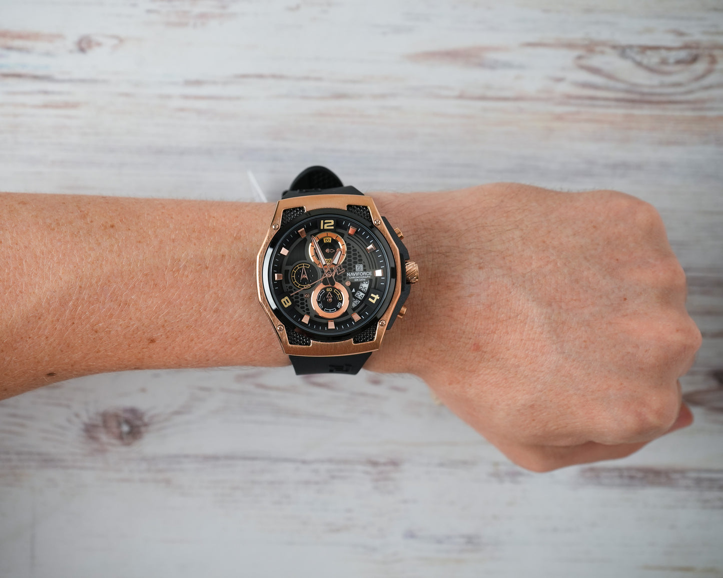 Reloj Naviforce Hombre Original Negro NF8051T-NEOR