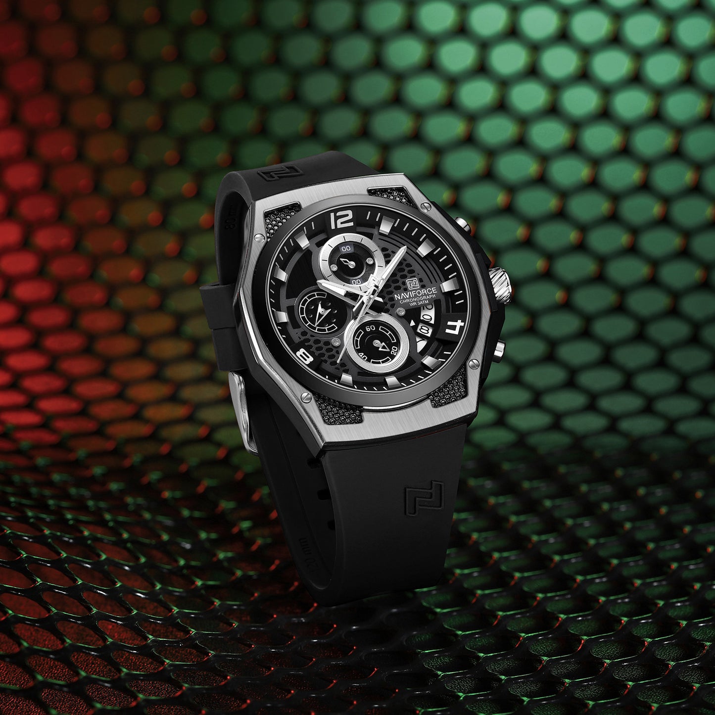 Reloj Naviforce Hombre Original Negro NF8051T-NEPL