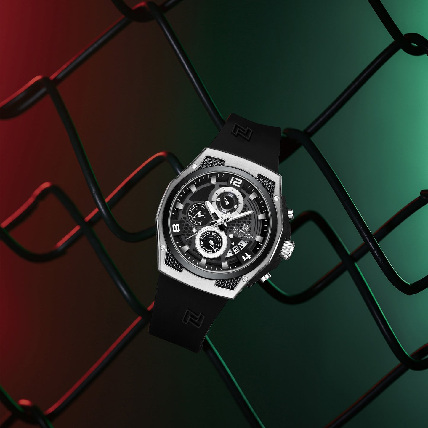 Reloj Naviforce Hombre Original Negro NF8051T-NEPL