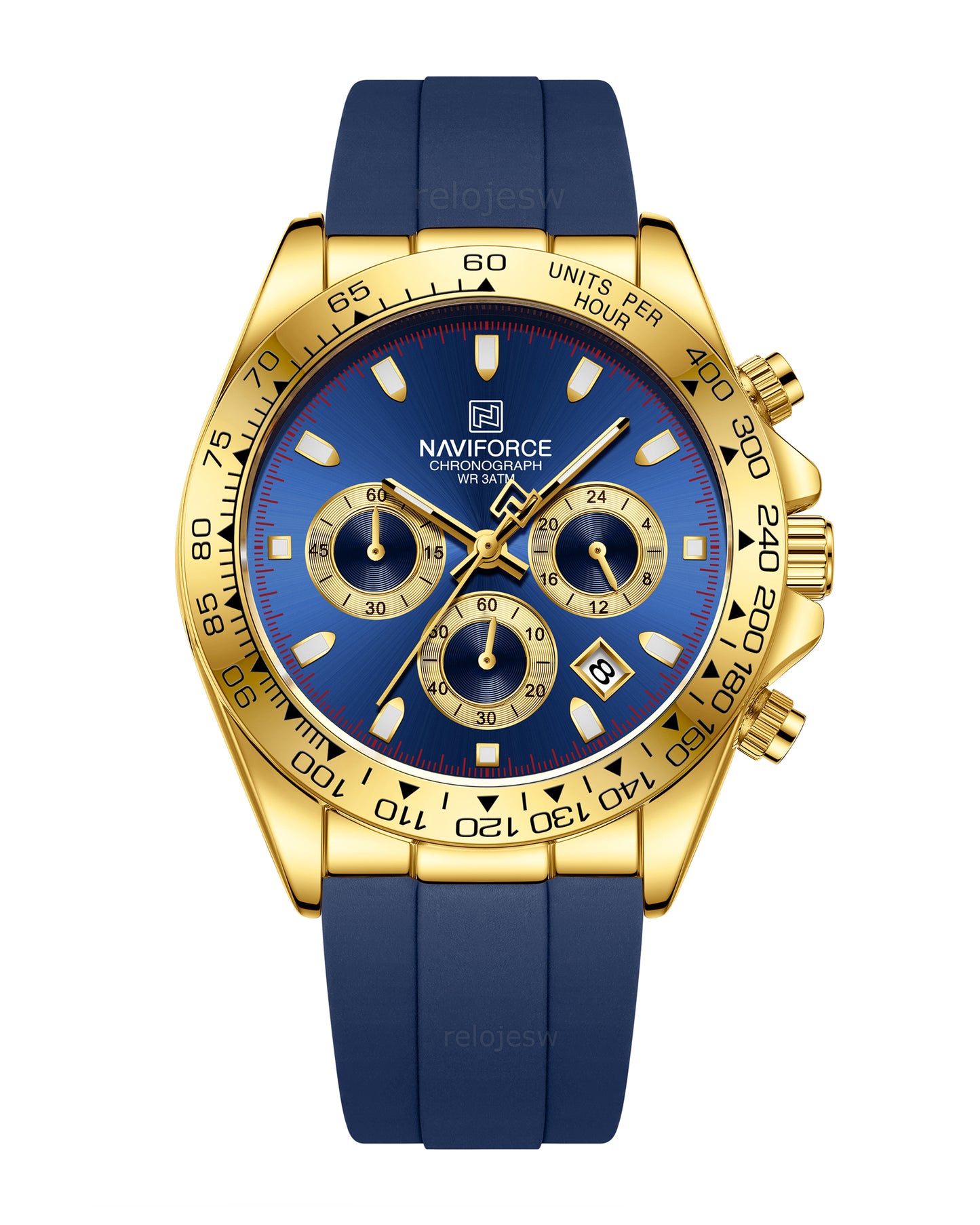 Reloj Naviforce Hombre Original Azul NF8054-AZDO