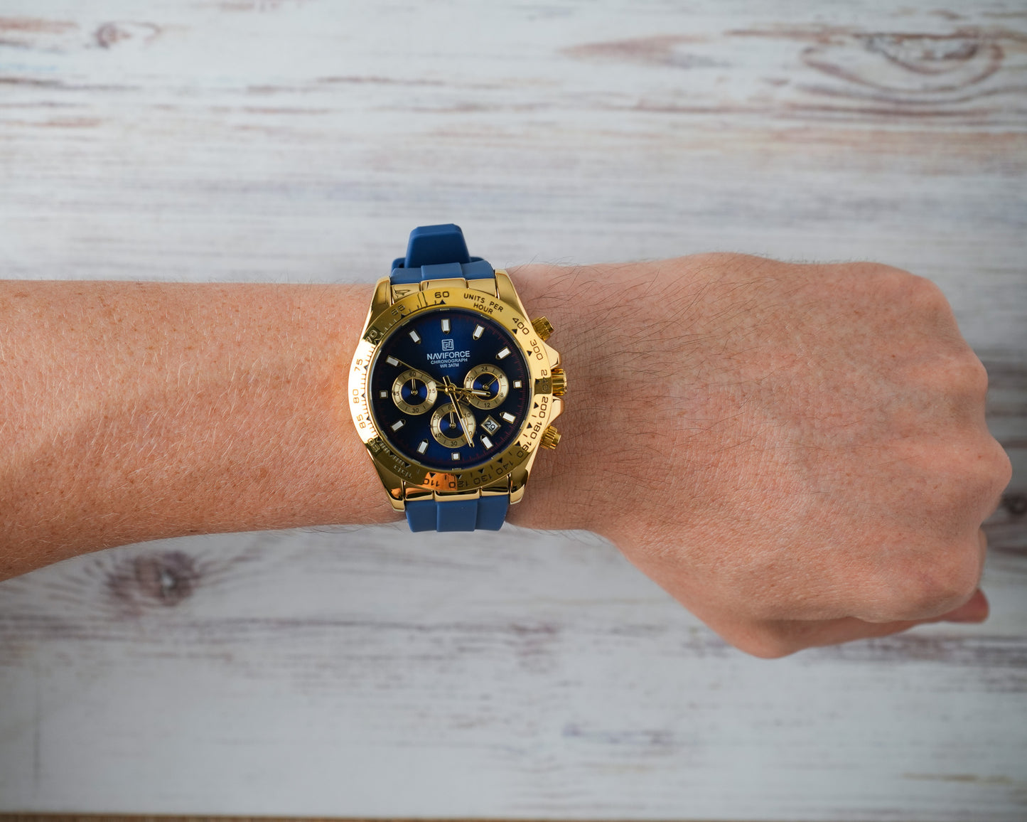 Reloj Naviforce Hombre Original Azul NF8054-AZDO