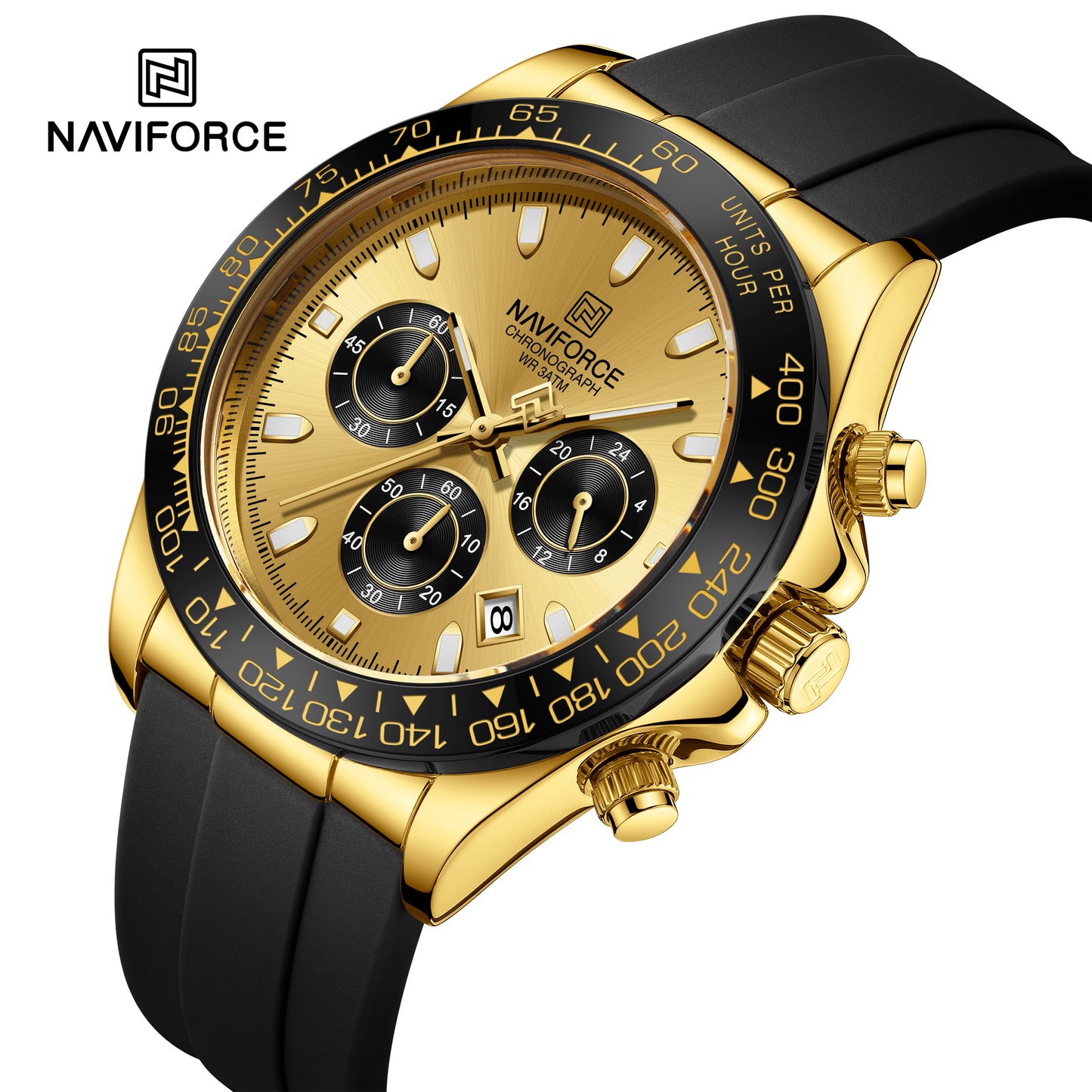 Reloj Naviforce Hombre Original Negro NF8054-NEDODO