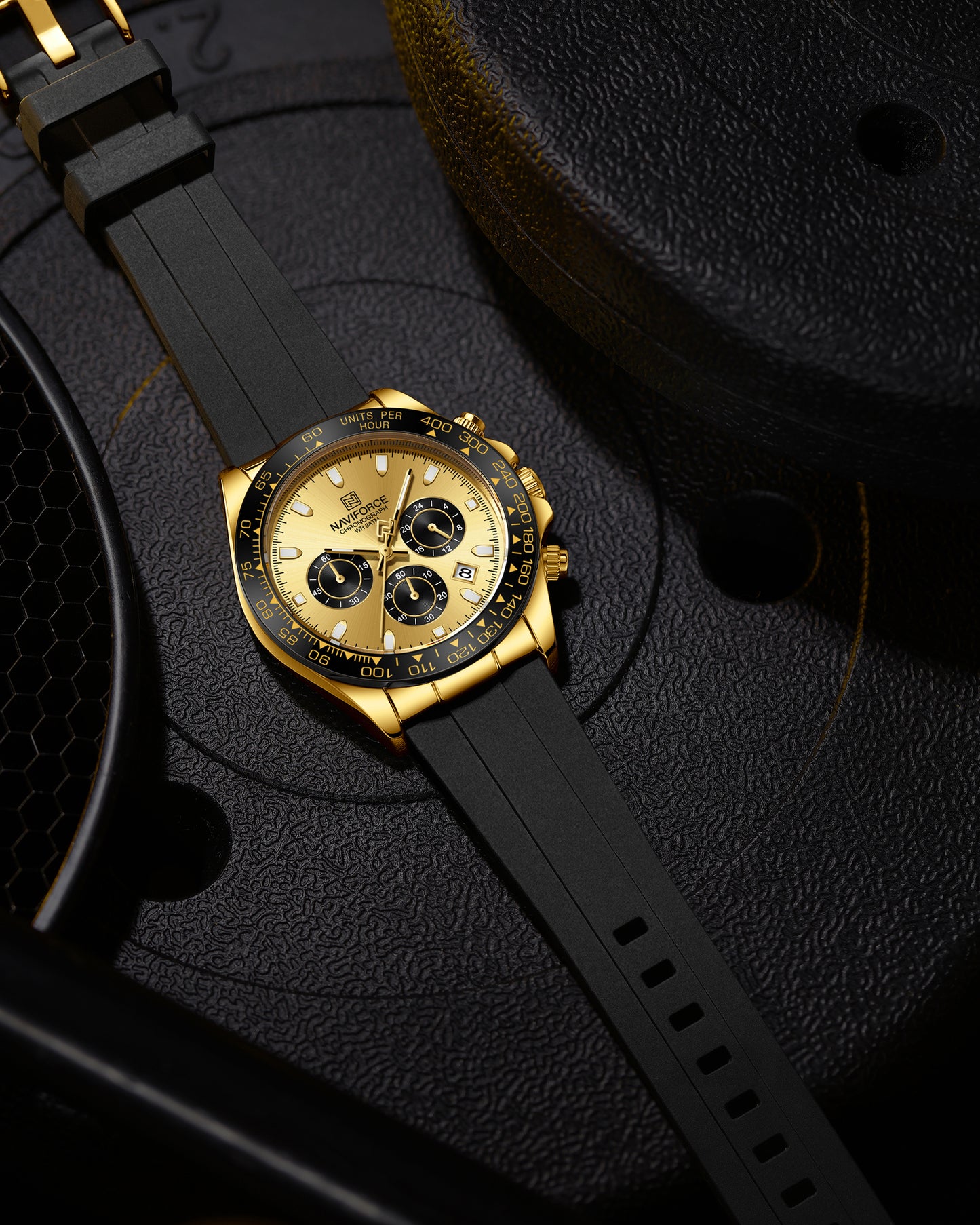 Reloj Naviforce Hombre Original Negro NF8054-NEDODO