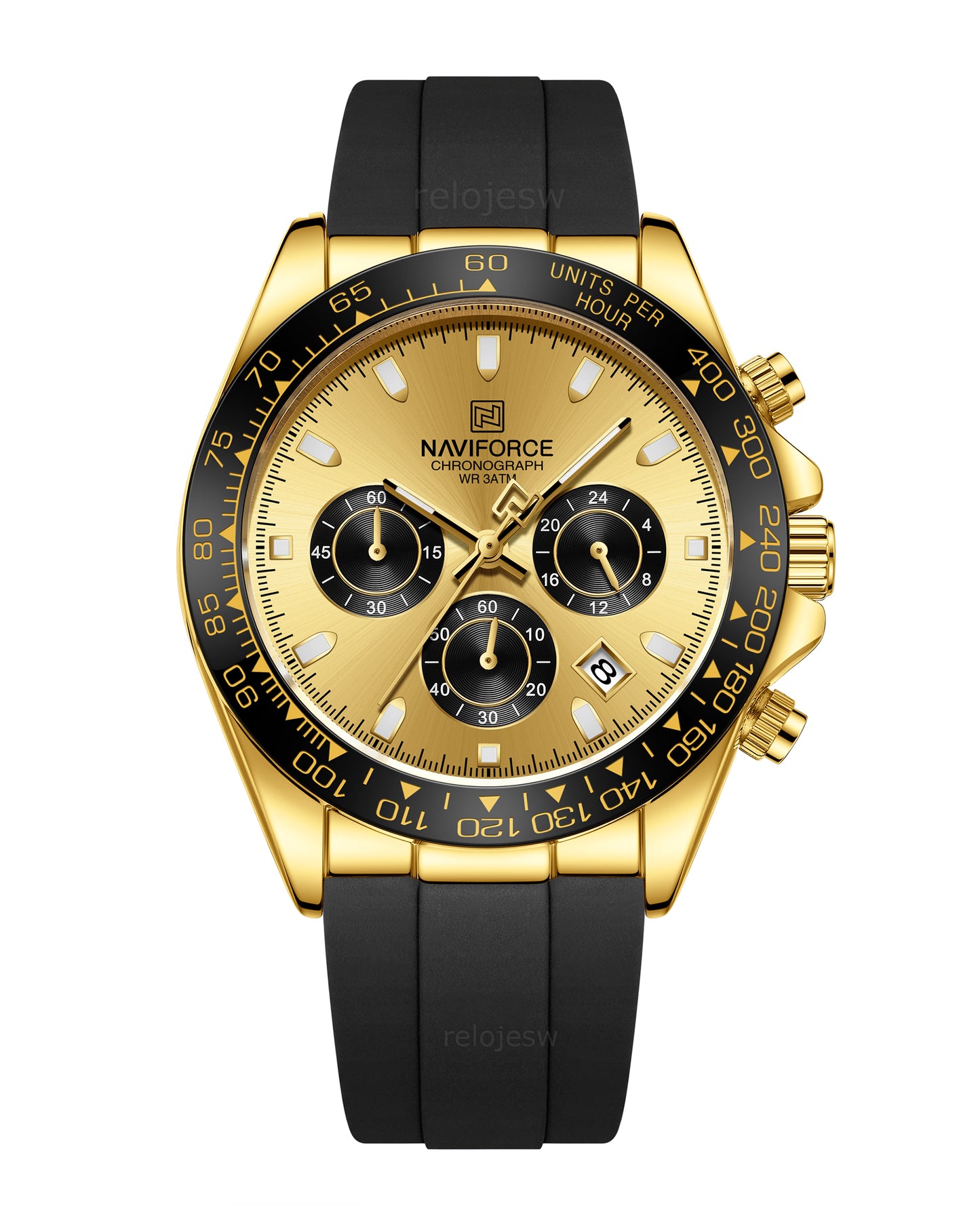 Reloj Naviforce Hombre Original Negro NF8054-NEDODO