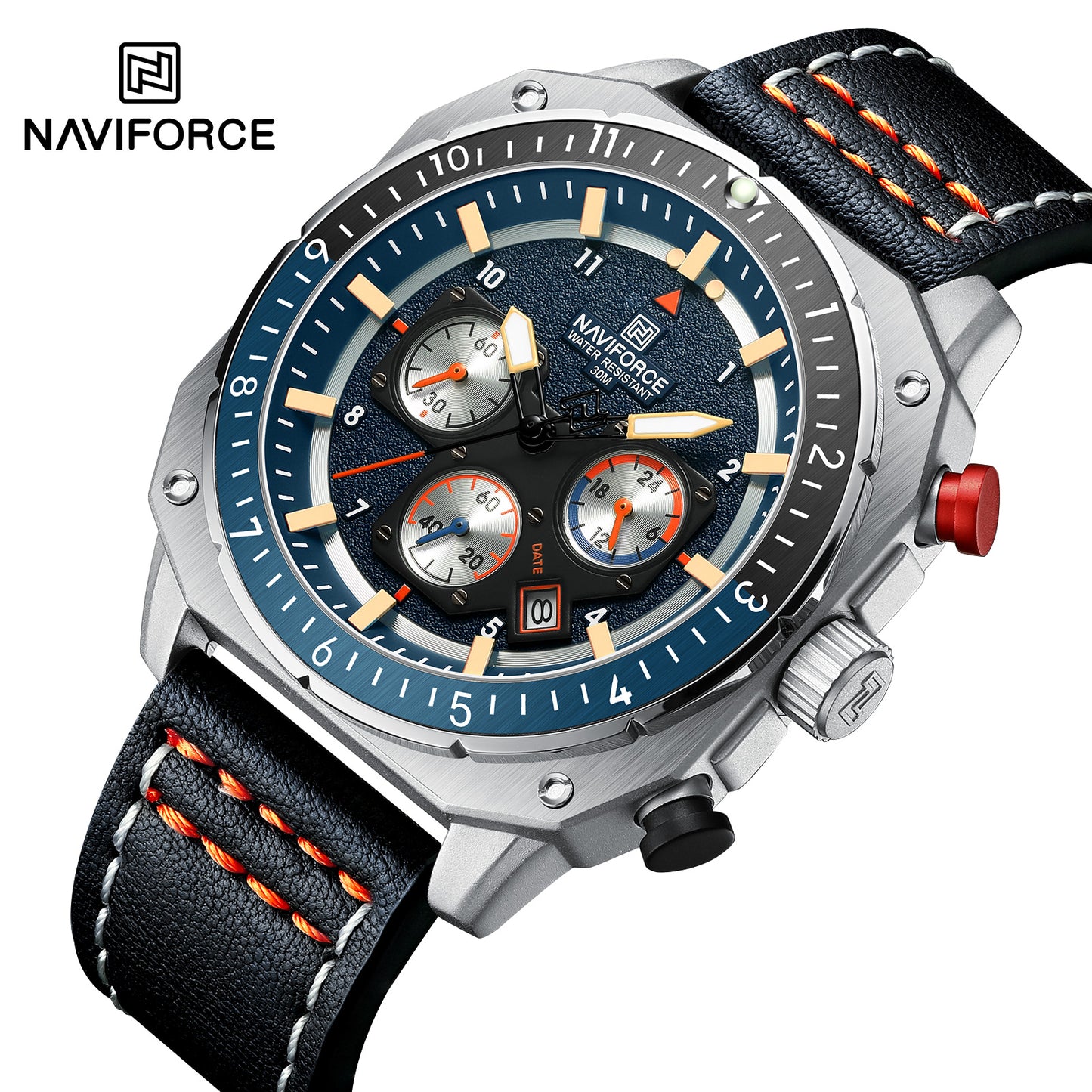 Reloj Naviforce Hombre Azul NF8057-AZPL