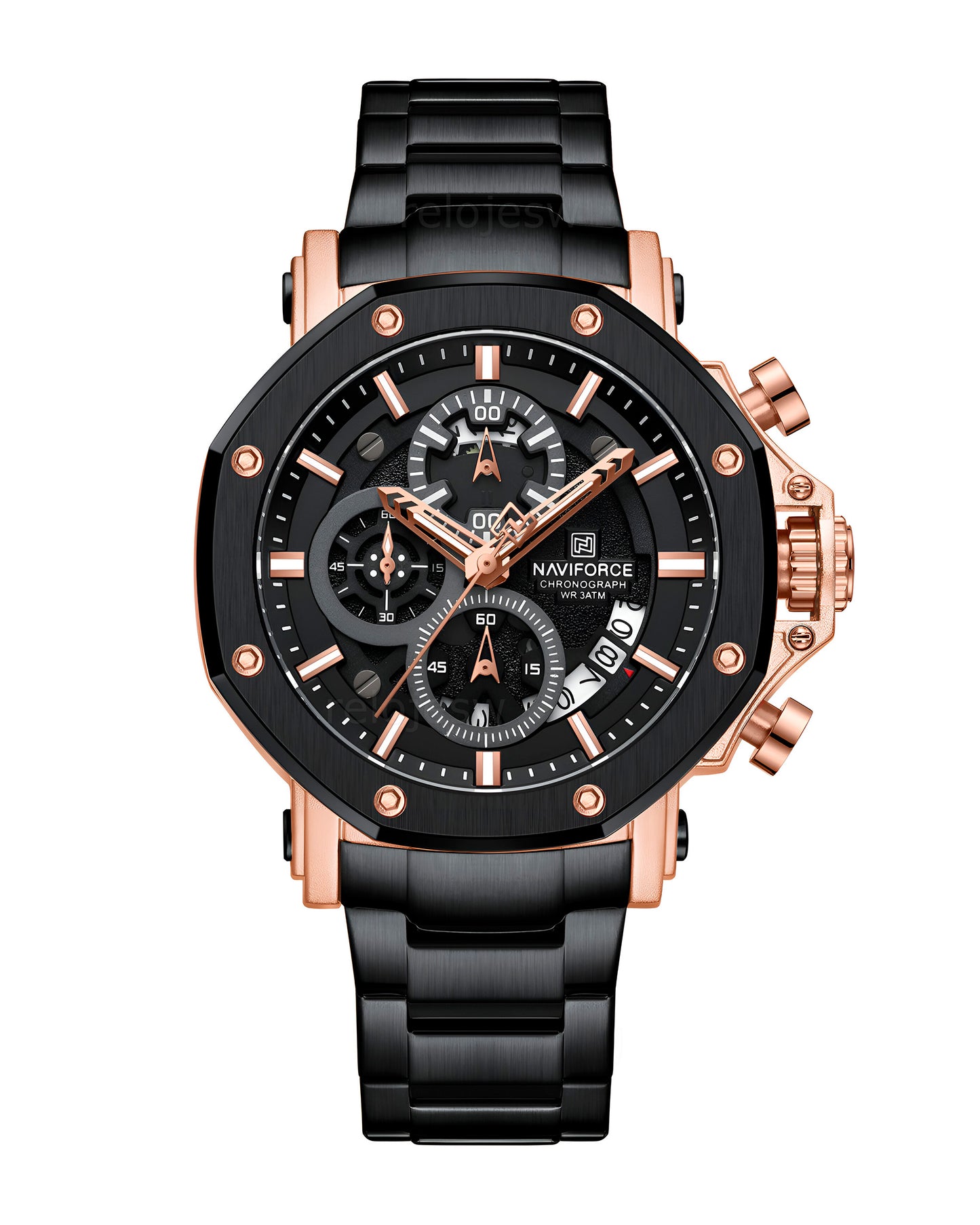 Reloj Naviforce Hombre Negro NF8065-NEOR