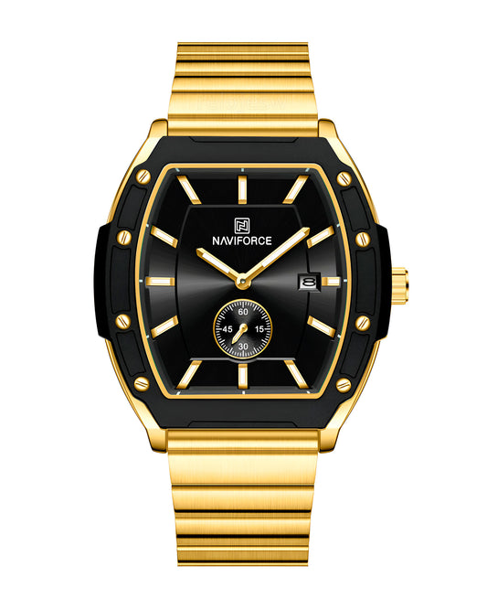 Reloj Naviforce Hombre Dorado NF8068-DONE