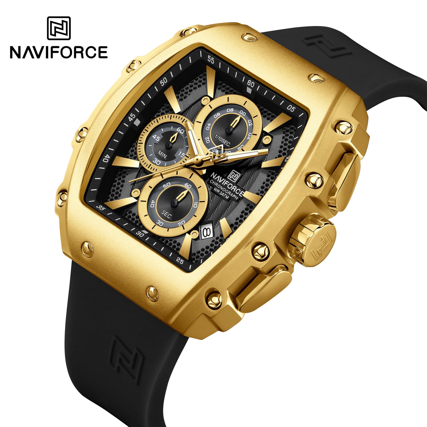 Reloj Naviforce Hombre Negro NF8070-NEDO
