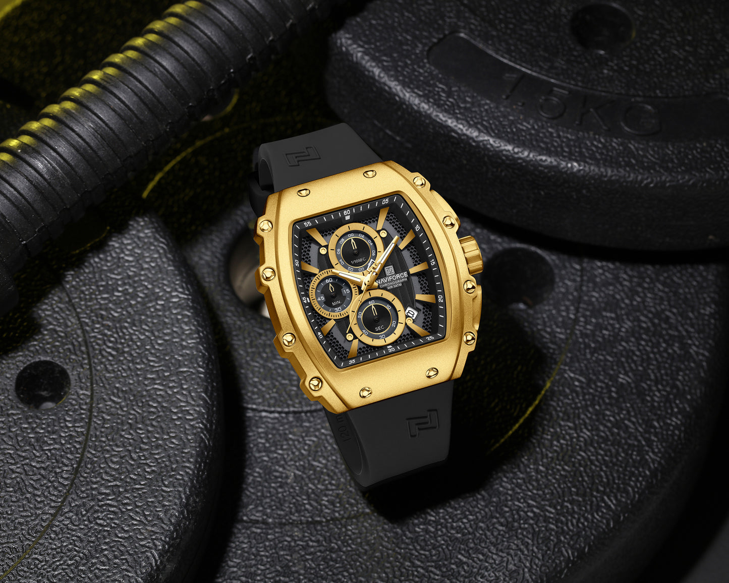 Reloj Naviforce Hombre Negro NF8070-NEDO