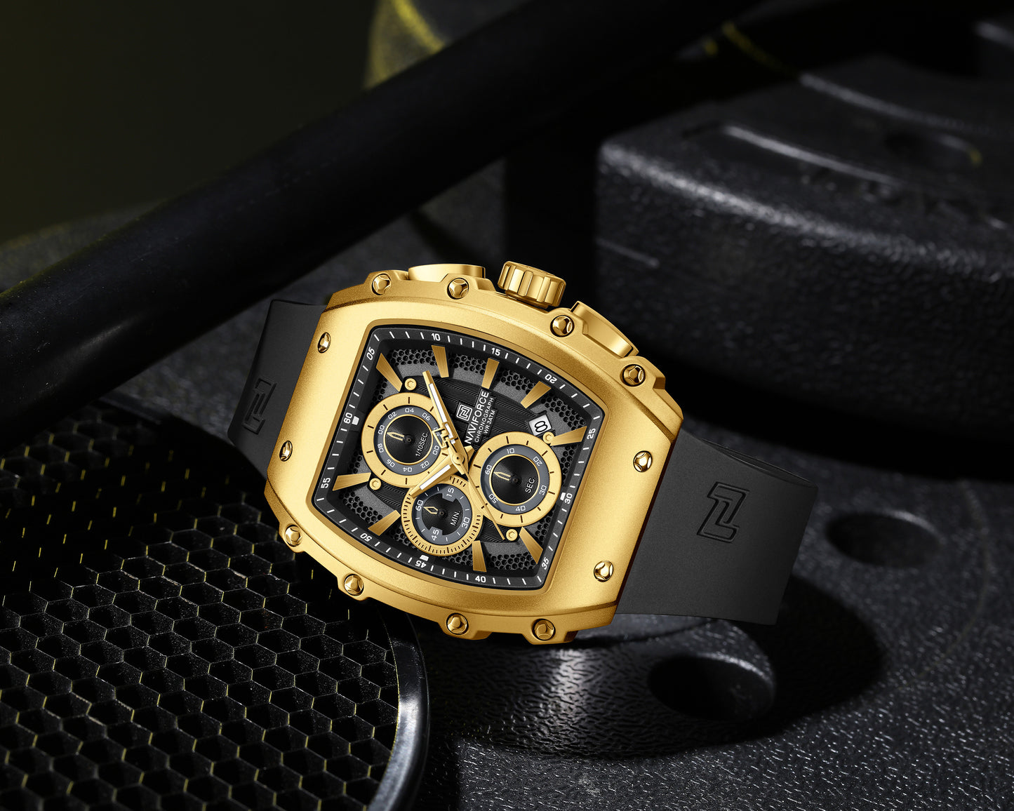 Reloj Naviforce Hombre Negro NF8070-NEDO