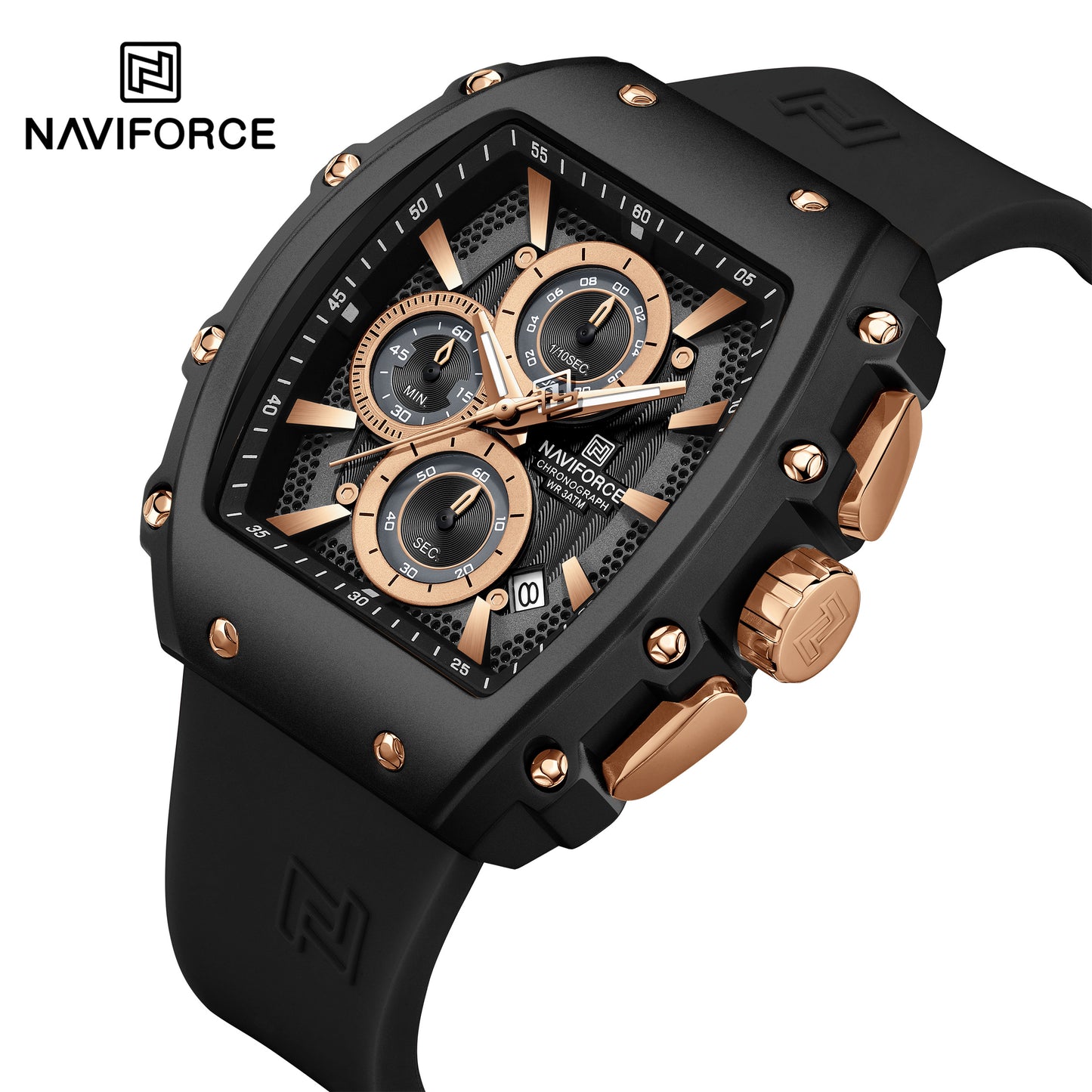 Reloj Naviforce Hombre Negro NF8070-NENEOR