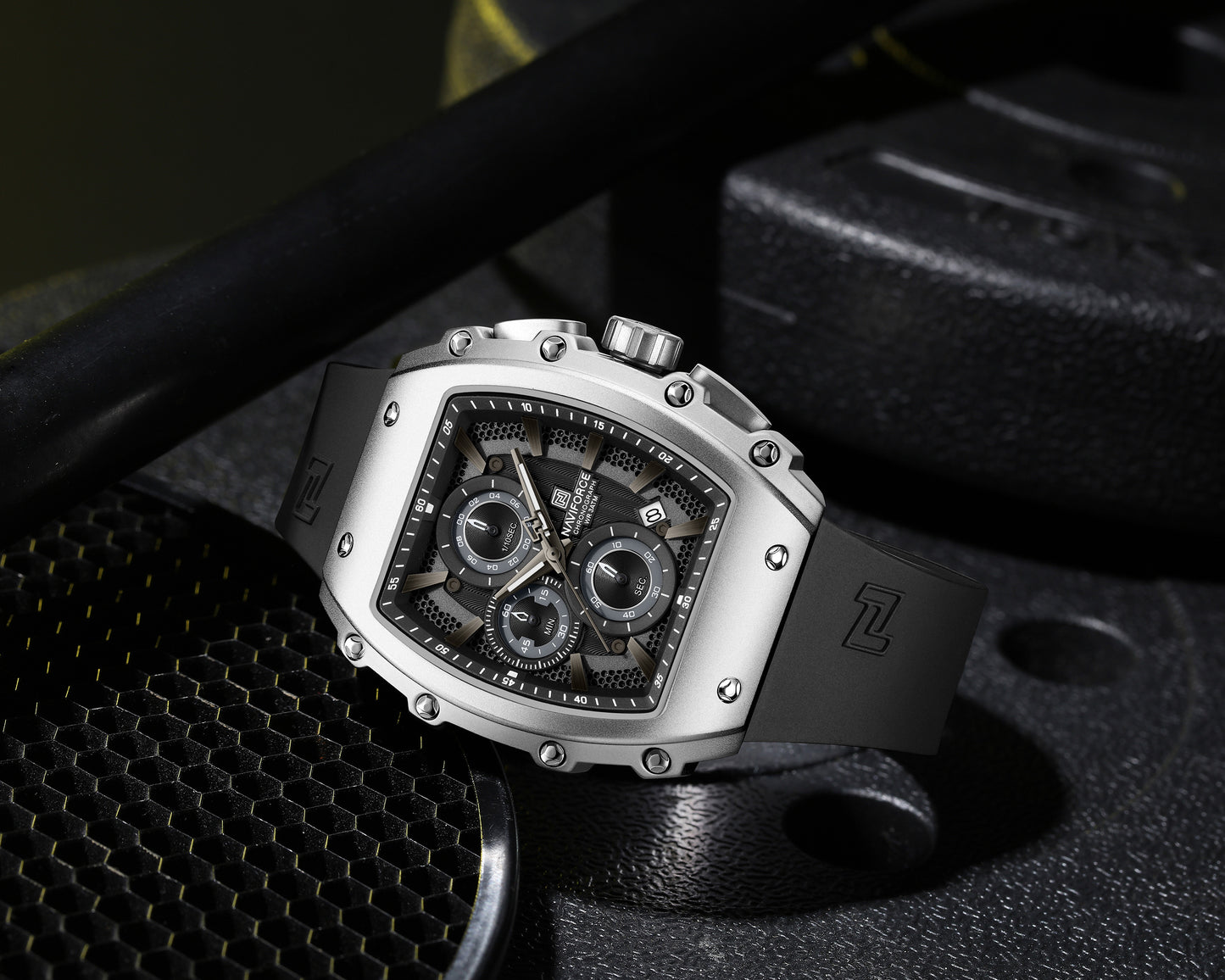 Reloj Naviforce Hombre Negro NF8070-NEPL