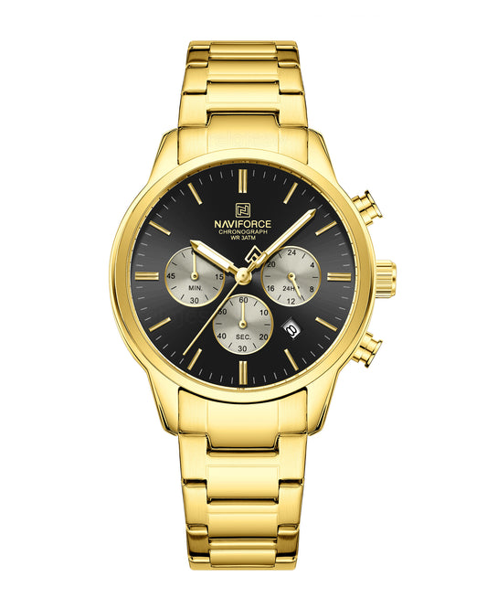 Reloj Naviforce Hombre Dorado NF8076-DONE