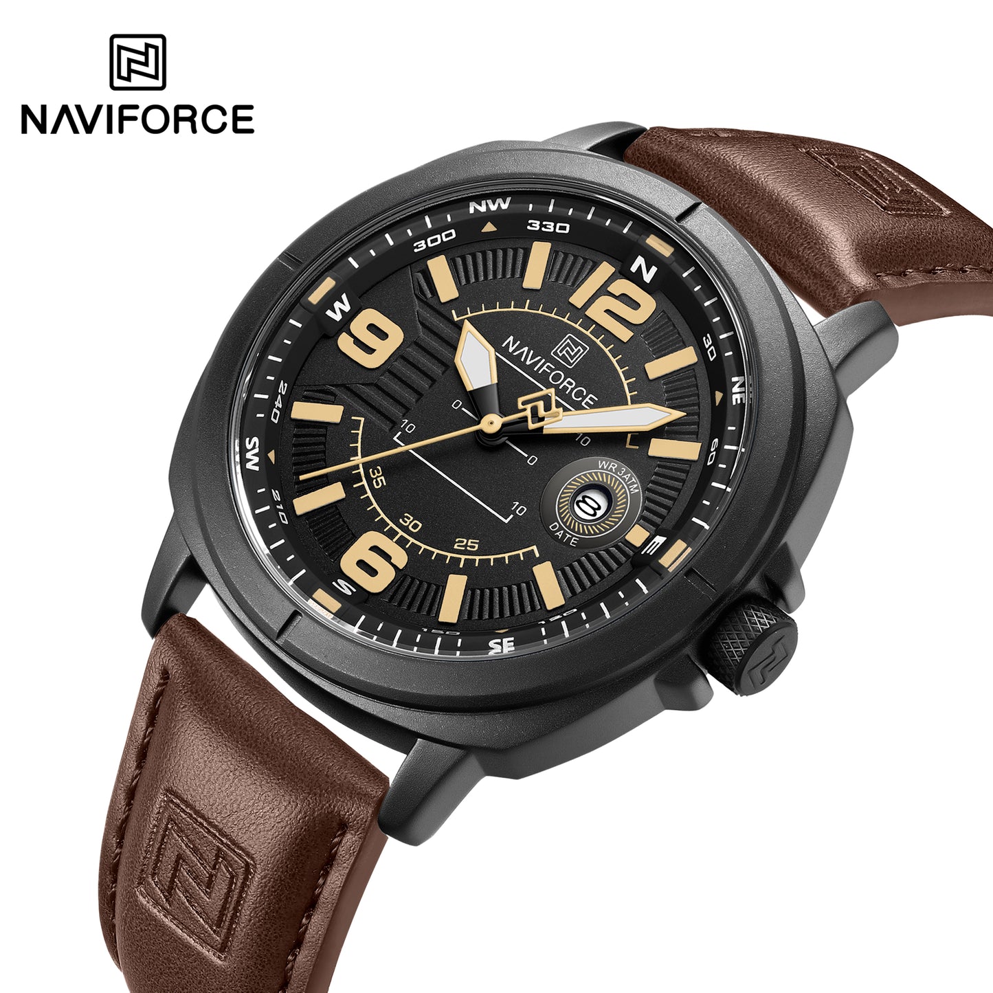 Reloj Naviforce Hombre Marrón NF8078-MANEAM