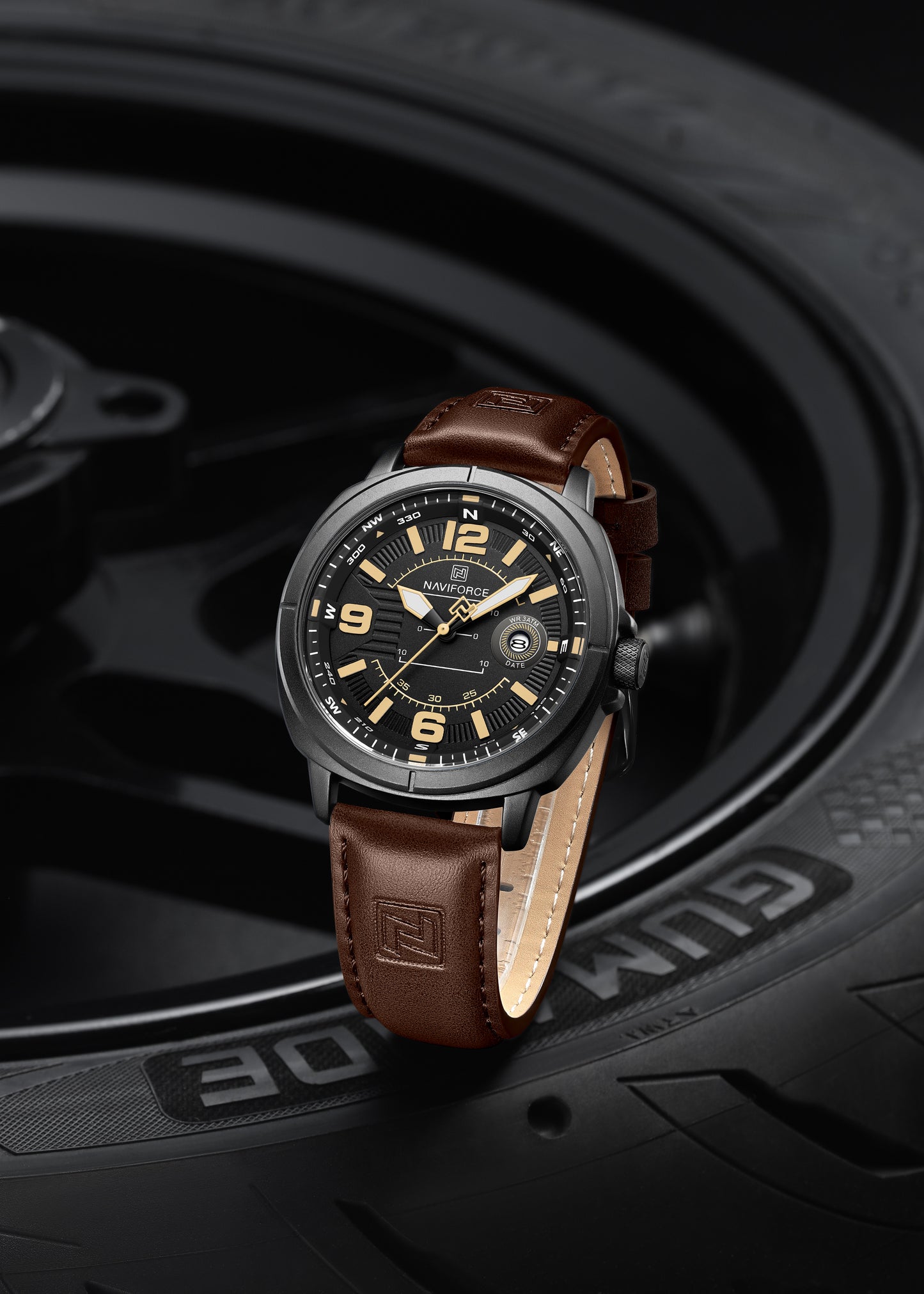 Reloj Naviforce Hombre Marrón NF8078-MANEAM