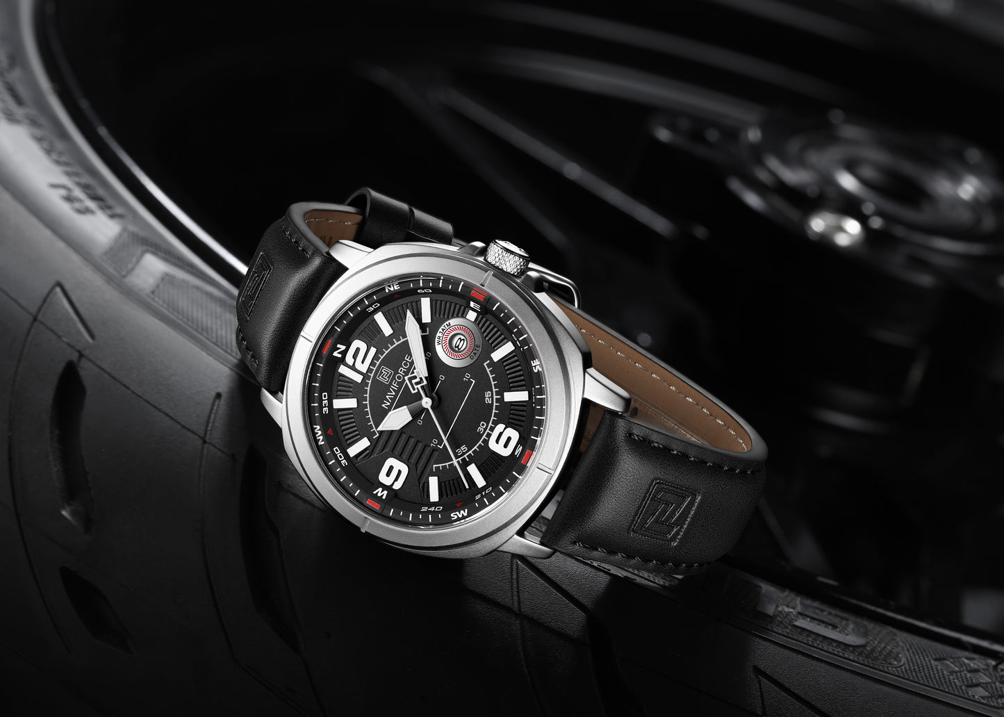 Reloj Naviforce Hombre Negro NF8078-NEPL