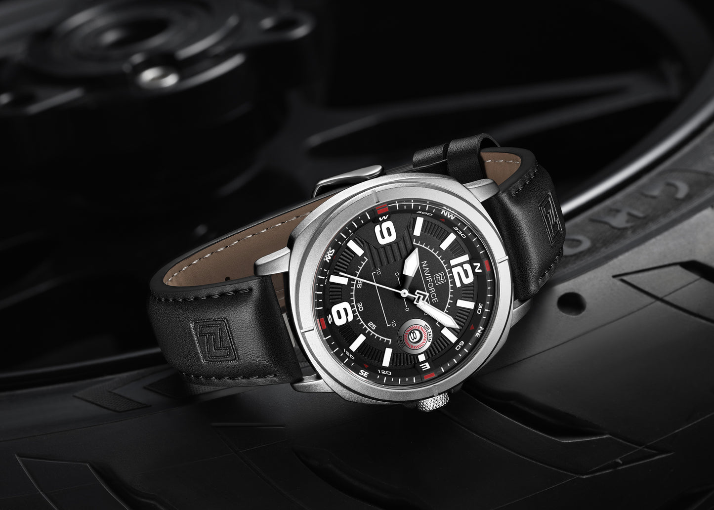 Reloj Naviforce Hombre Negro NF8078-NEPL