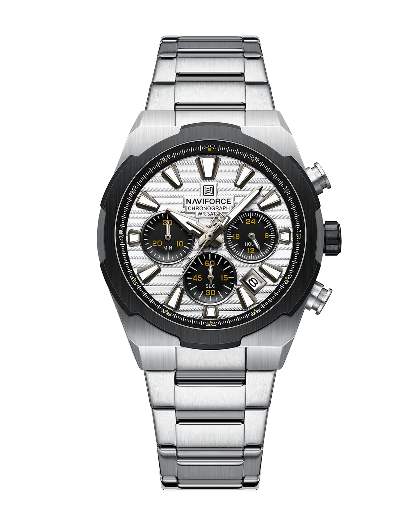 Reloj Naviforce Hombre Plateado NF8081-PLPL