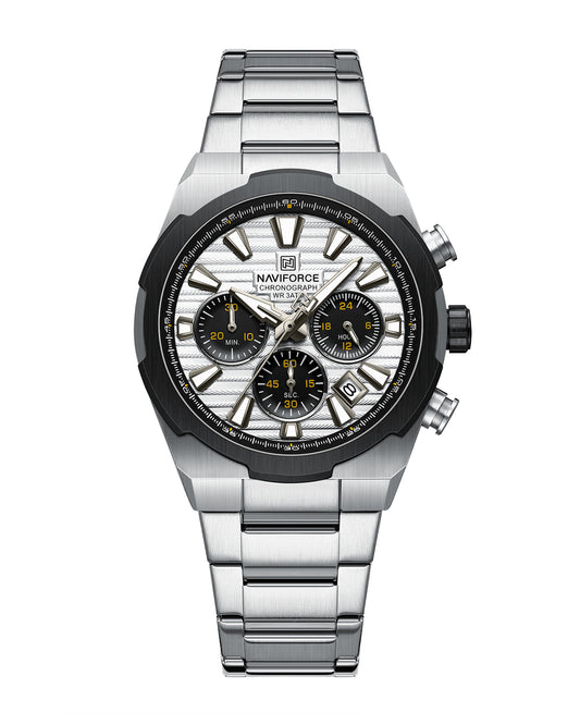 Reloj Naviforce Hombre Plateado NF8081-PLPL