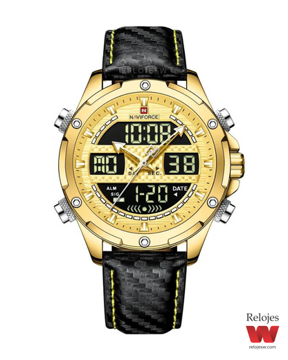 Reloj Naviforce Hombre NF9194 Negro Dorado