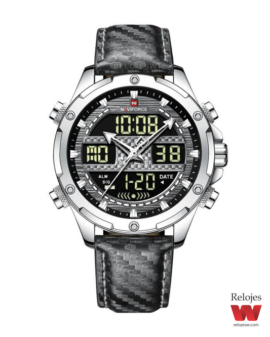 Reloj Naviforce Hombre Gris Oscuro NF9194-NEPL