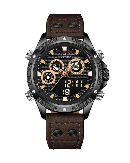 Reloj Naviforce Hombre Marrón Negro NF9224-3