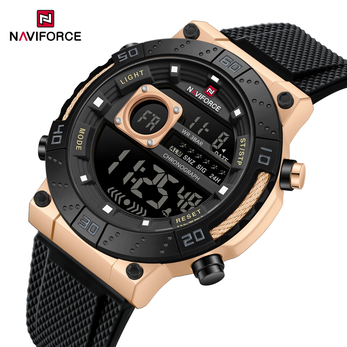 Reloj Naviforce Hombre Negro NF9241S-NEOR