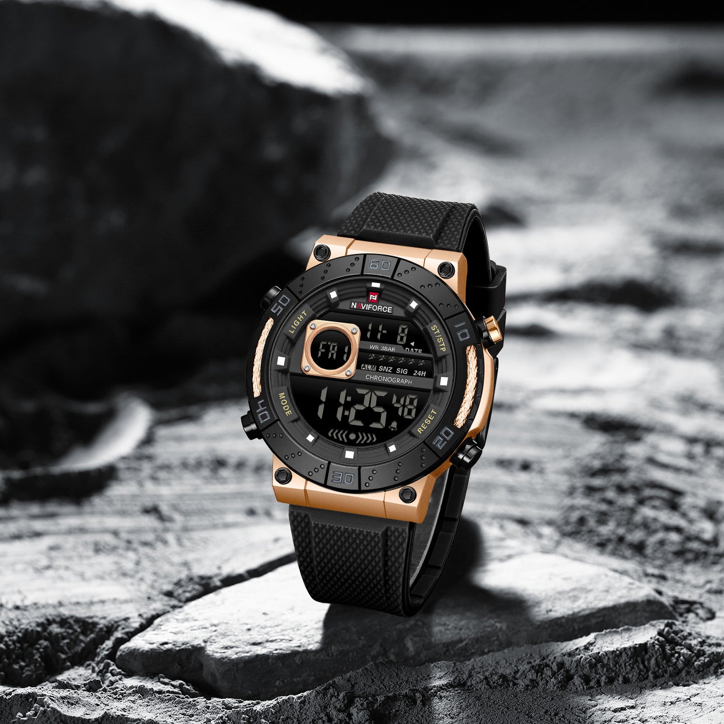 Reloj Naviforce Hombre Negro NF9241S-NEOR