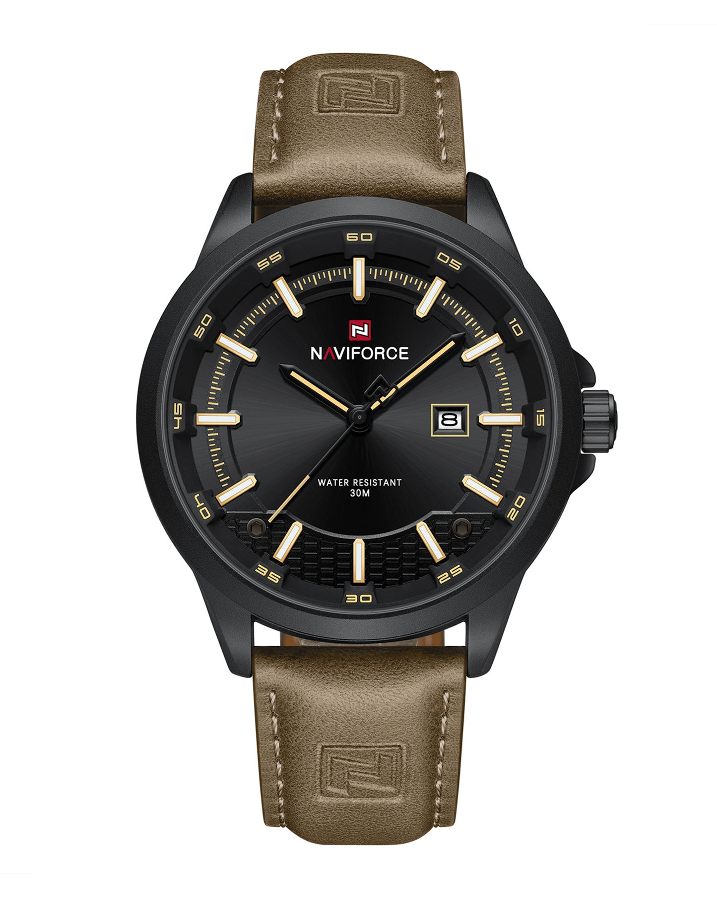 Reloj Naviforce Hombre Marrón Negro NF9248L-MANE