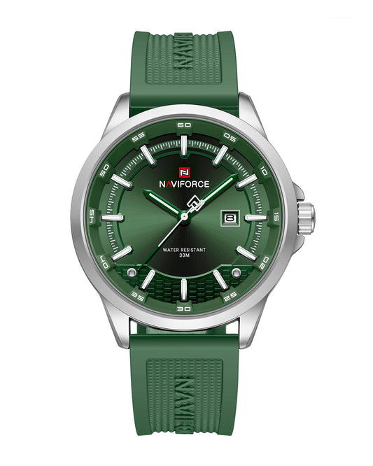 Reloj Naviforce Hombre Verde Plateado NF9248S-VEPL